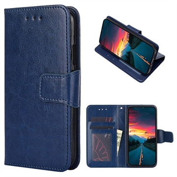 Honor 80 Pro Portemonnee Hoesje met Magnetische Sluiting - Blauw