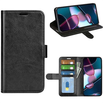 Motorola Edge 30 Wallet Case met Magnetische Sluiting - Zwart