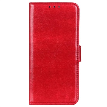 Samsung Galaxy S22 Ultra 5G Wallet Case met Magnetische Sluiting - Rood