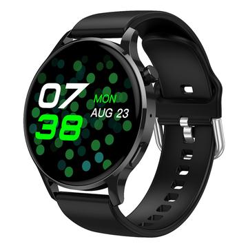 Watch3 pro 1,3 AMOLED Smart horloge met metalen behuizing Bluetooth oproep vrouwen gezondheid armband met hartslagmonitoring - zwart