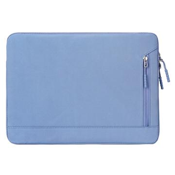 Waterbestendige, elegante Oxford Laptophoes met zijvak - 14.6 - Blauw