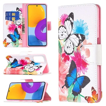 Wonder Series Samsung Galaxy M52 5G Wallet Case - Vlinders