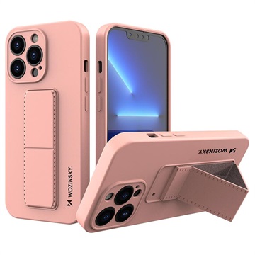 Wozinsky Standaard iPhone 13 Pro Siliconen Hoesje - Roze