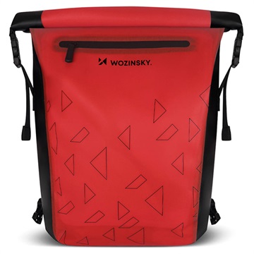 Wozinsky WBB31RE 2-in-1 Fietsrugzak en Kofferbaktas - 23l - Rood