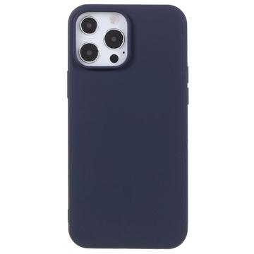 X-Level iPhone 14 Pro Vloeibaar Siliconen Hoesje - Donkerblauw