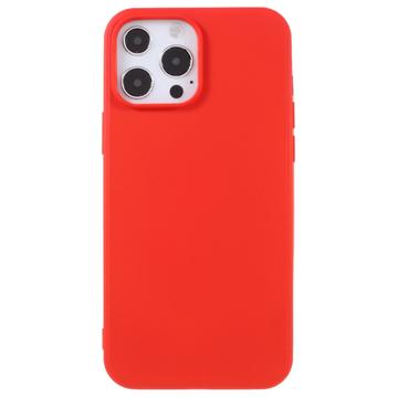 X-Level iPhone 14 Pro Vloeibaar Siliconen Hoesje - Rood