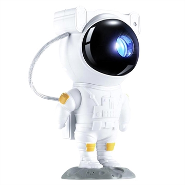 XO - LED Sterren Projector Astronaut - Star Galaxy Projector - Sterrenhemel Kinderen En Volwassenen - Nachtlampje - USB - WIT