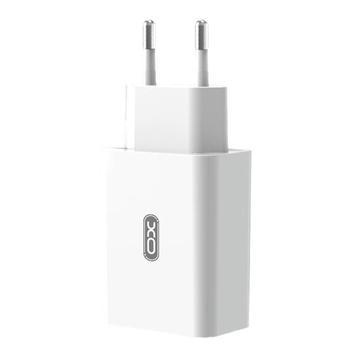 XO L36 Snelle USB-wandoplader - QC 3.0, 18W - Wit