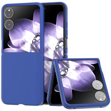 Xiaomi Mix Flip Geruberiseerd Kunststof Hoesje - Blauw