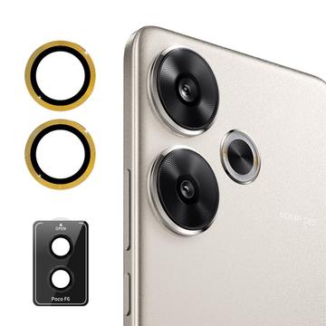 Xiaomi Redmi Turbo 3/Poco F6 Hat Prince Camera Lens Glazen Protector - Goud