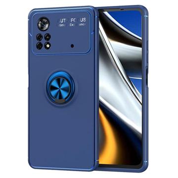 Xiaomi Poco M4 Pro magnetische ringhouder - blauw