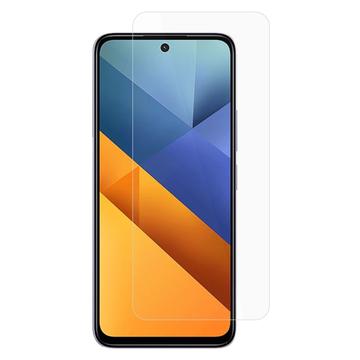 Xiaomi Poco M6 4G Glazen Screenprotector - Case Friendly - Doorzichtig