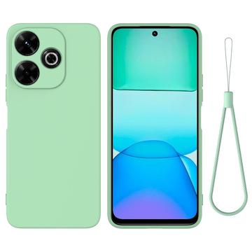 Xiaomi Poco M6 Plus Liquid Siliconen Hoesje - Groen