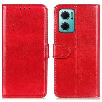 Xiaomi Redmi 10 5G/Note 11E Wallet Case met Magnetische Sluiting - Rood