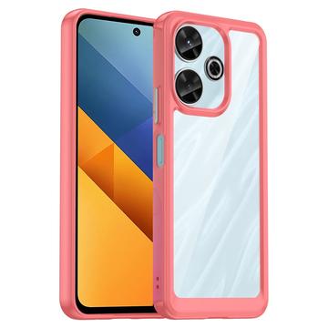 Xiaomi Redmi Note 13R/Redmi 13/Poco M6 4G Anti-Shock Hybride Hoesje - Rood