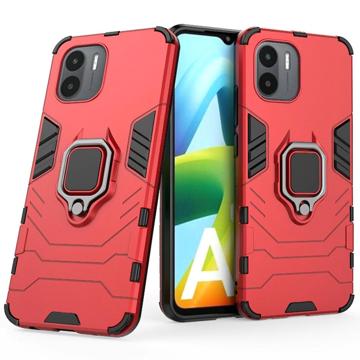 Xiaomi Redmi A1 Hybrid Case met Ringhouder - Rood