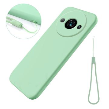 Xiaomi Redmi A3/Poco C61 Liquid Siliconen Hoesje - Groen