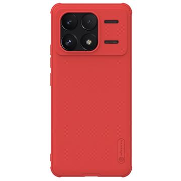 Xiaomi Redmi K70/K70 Pro Nillkin Super Frosted Shield Pro Hybride Hoesje - Rood