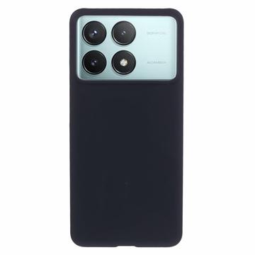 Xiaomi Redmi K70/K70 Pro Geruberiseerd Kunststof Hoesje - Zwart