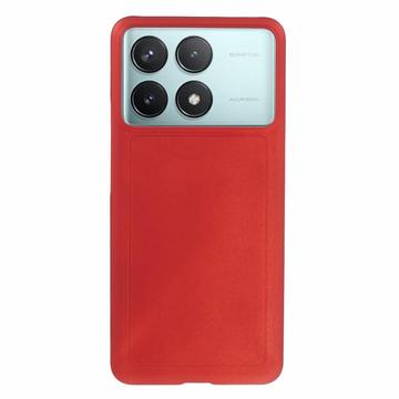 Xiaomi Redmi K70/K70 Pro Geruberiseerd Kunststof Hoesje - Rood