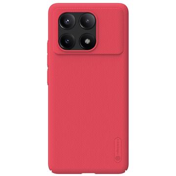 Xiaomi Redmi K70E/Poco X6 Pro Nillkin Super Frosted Shield Hoesje - Rood