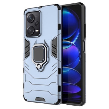 Xiaomi Redmi Note 12 Pro+ Hybrid Case met Ringhouder - Blauw