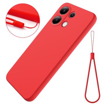 Xiaomi Redmi Note 13 4G Liquid Siliconen Hoesje - Rood