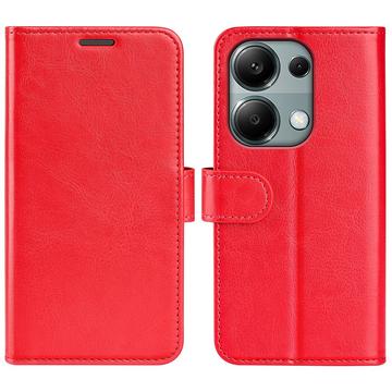 Xiaomi Redmi Note 13 Pro 4G/Poco M6 Pro Wallet Case met Magnetische Sluiting - Rood