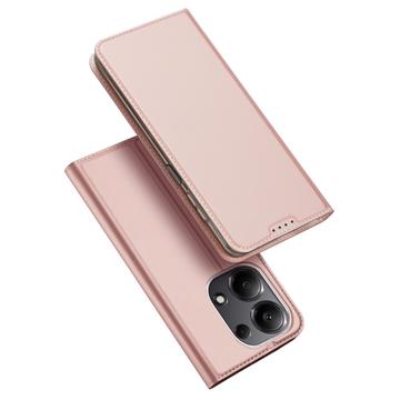 Dux Ducis - Telefoon Hoesje geschikt voor de Xiaomi Redmi Note 13 Pro 4G / Poco M6 Pro 4G - Skin Pro Book Case - Roze