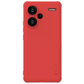 Xiaomi Redmi Note 13 Pro+ Nillkin Super Frosted Shield Pro Hybride Hoesje - Rood