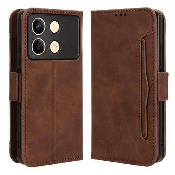 Xiaomi Redmi Note 13R Pro Cardholder Series Portemonnee Hoesje - Bruin