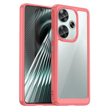 Xiaomi Redmi Turbo 3 Anti-Shock Hybride Hoesje - Rood