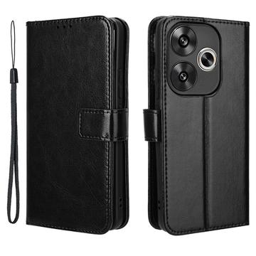 Xiaomi Redmi Turbo 3 Wallet Case met Magnetische Sluiting - Zwart