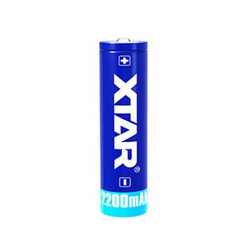 Xtar 2200mAh 3.7V 18650 PCB PROTECTED batterij