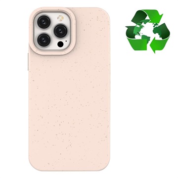 Eco Nature iPhone 13 Pro Max Hybrid Case - Roze