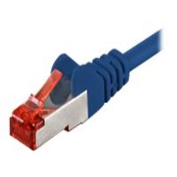 Goobay CAT 6 S/FTP CU - 3m - Blauw