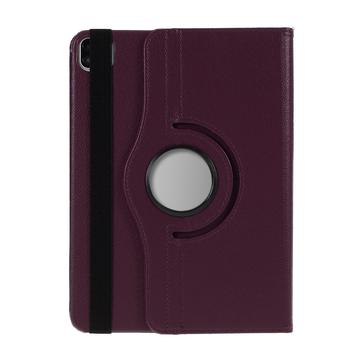 iPad Air 11 (2024) 360 Rotary Folio Hoesje - Donkerpaars