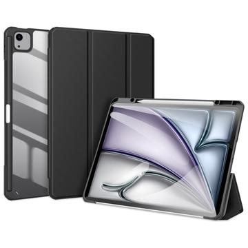 Dux Ducis - Tablet hoes geschikt voor Apple iPad Air 13 (2024) - Toby Series - Auto Wake/Sleep functie - Met Pencil houder - Zwart
