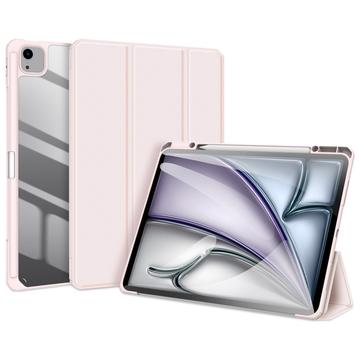 Dux Ducis - Tablet hoes geschikt voor Apple iPad Air 13 (2024) - Toby Series - Auto Wake/Sleep functie - Met Pencil houder - Roze