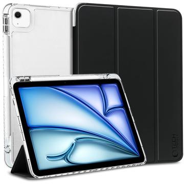 iPad Air 13 (2024) Tech-Protect SmartCase Pen Tri-Fold Folio Hoesje - Zwart