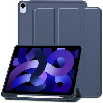 iPad Air 2020/2022/2024 TechProtect SmartCase Pen Tri-Fold Folio Case - Donkerblauw