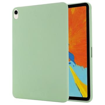 iPad Mini (2021) Vloeibare Siliconen Hoesje - groen