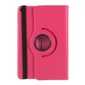 iPad Pro 11 (2024) 360 Rotary Folio Hoesje - Fel roze