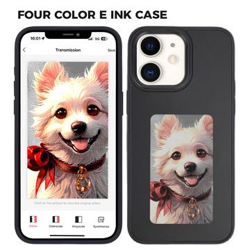 iPhone 11 InkZone DIY E-Ink NFC hoesje - Zwart