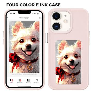 iPhone 11 InkZone DIY E-Ink NFC hoesje - Roze