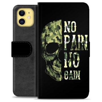 iPhone 11 Premium Wallet Case - Geen pijn, geen winst