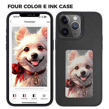 iPhone 11 Pro InkZone DIY E-Ink NFC hoesje - Zwart