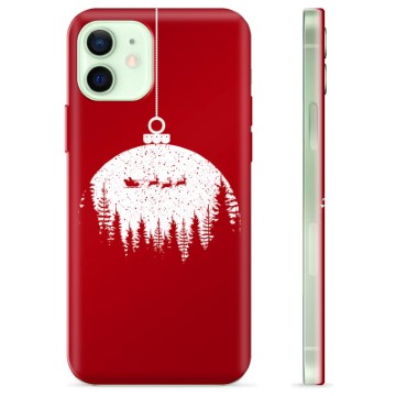 iPhone 12 TPU Hoesje - Kerstbal