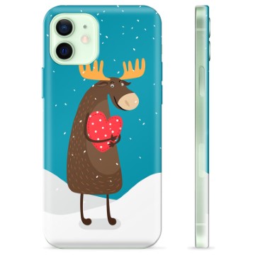 iPhone 12 TPU-hoesje - schattige eland