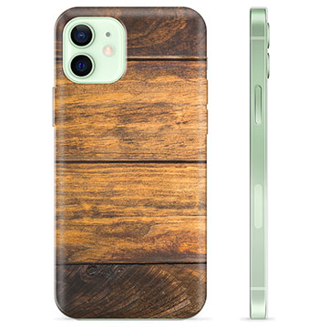 iPhone 12 TPU Hoesje - Hout